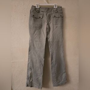 Gray Express Canvas Pants
